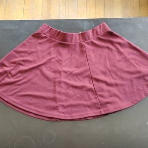 Burgundy Skirt
